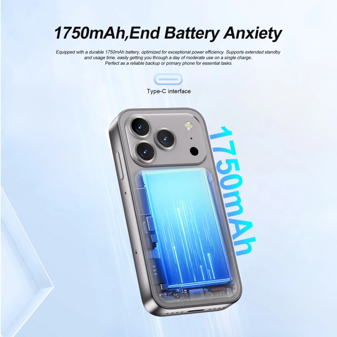 سيرفو 17 PRO MAX هاتف ذكي صغير بشاشة 3.75 بوصة، 3G WCDMA، ثنائي الشريحة، GPS، فتح بالوجه، أندرويد - 2