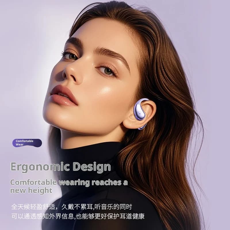 سماعات رأس Sony X32 بلوتوث لاسلكية أصلية: سماعات رياضية HiFi مع مايكروفون، تصميم Earhook - 5