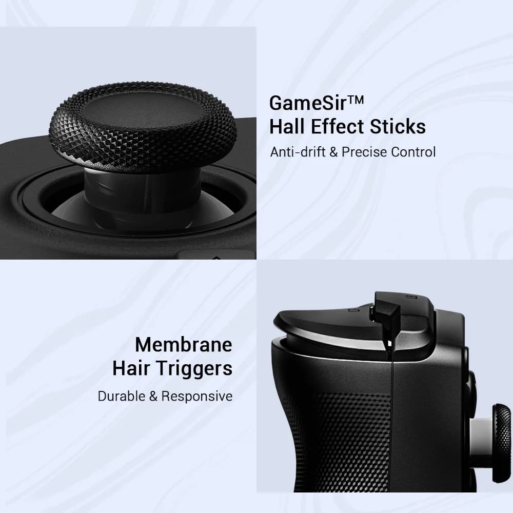 GameSir X5 Lite Mobile Phone Gamepads for iPhone 16 15 Series iPad Mini Android Tablet Controller Hall Effect Joysticks Design - 4