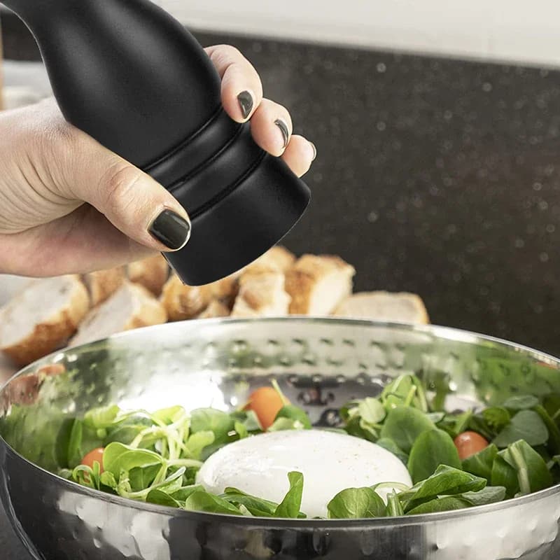 Creative Grinder Black Pepper Mill Dutch Wood Tools Kitchen Cooking BBQ Tools  Grinding Seasoning Bottle  Salt Mills Tools - 4