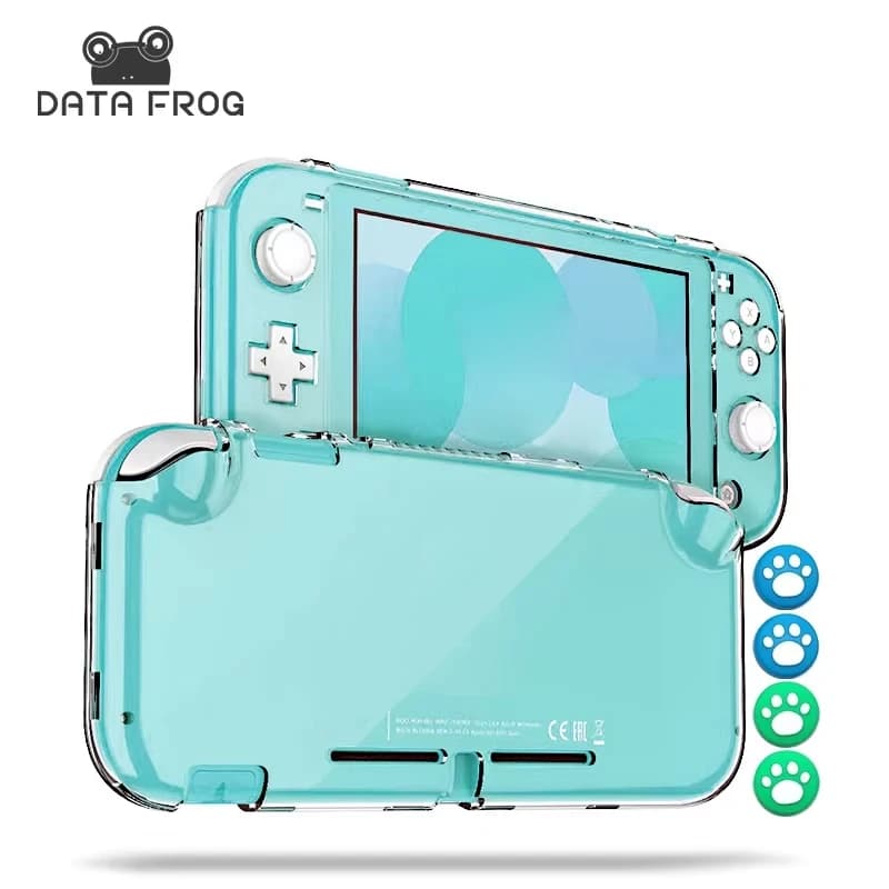 غطاء حماية كامل كريستالي مضاد للانزلاق لوحدة التحكم Switch Lite - ملحق أساسي لجهاز NS