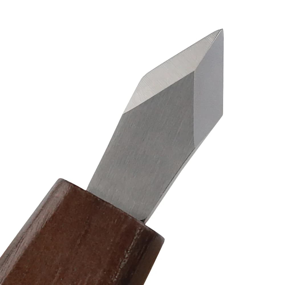 Marking Knife Double Bevel Striking Knife With CR-V Sharp Blade Wooden Handle For Woodworking Carving And Marking - 3