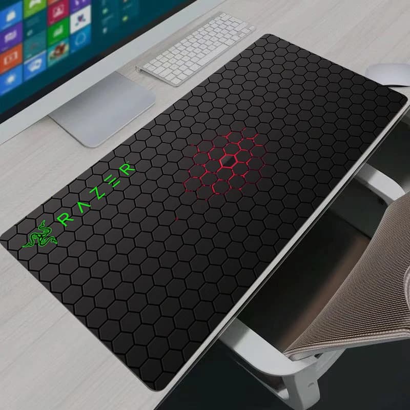 لوحة ماوس Razer سداسية الشكل إكسسوارات ألعاب أنيمي سجادة XXL للاعبين حصيرة مكتب كمبيوتر شخصي هدايا مكتبية لوحات ماوس