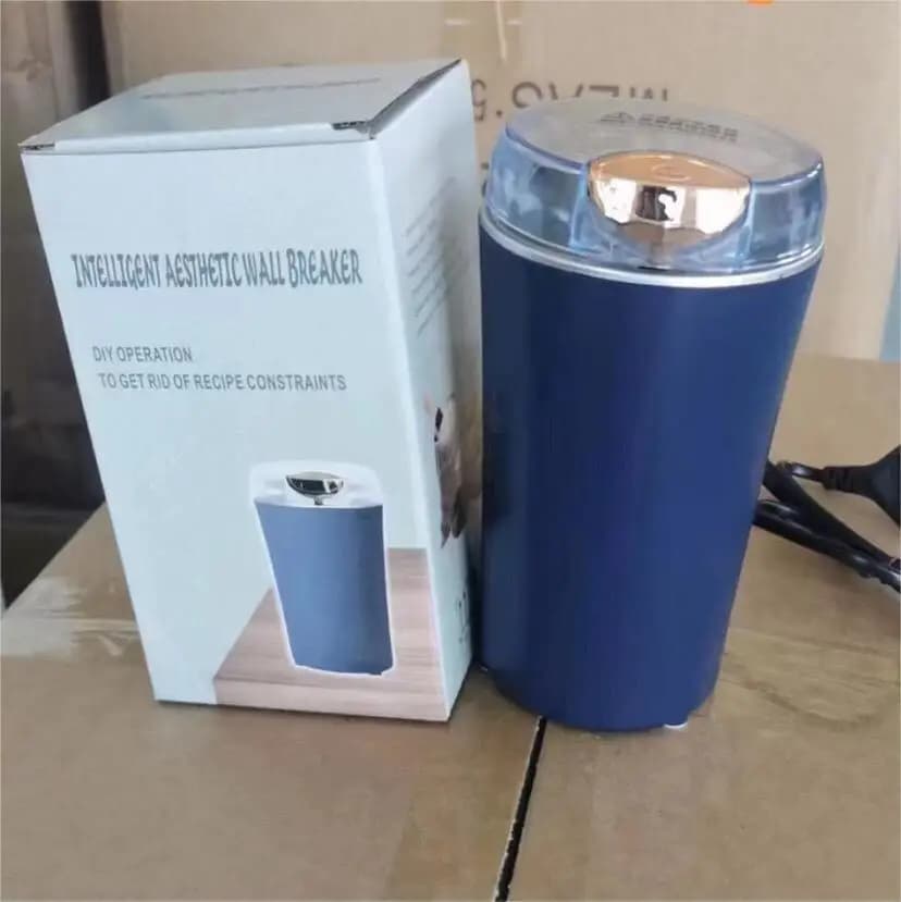 مطحنة كهربائية صغيرة للحبوب والقهوة والمكسرات والبقول والأعشاب من الستانلس ستيل من HOMEFISH 2025 - 4