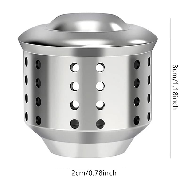 1Pc Stainless Steel Universal Moka Pot Stovetop Espresso Aluminum Coffee Maker Accessories Anti-Splash Valve Cover - 6