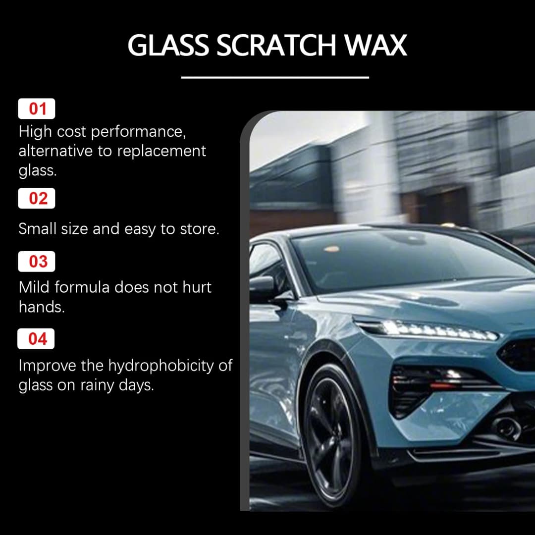 Windshield Scratch Remover Restoration Kit Car Glass Polishing Compound Effectively Remove Scratches Swirls Restore Clarity Visi - 3