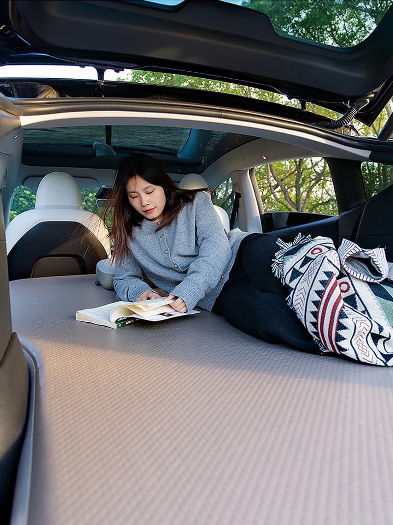 lohascamping Car Air Inflatable Travel Mattress Bed Universal for Back Seat Multi functional Mat Car Travel Bed SUV Mattress - 4