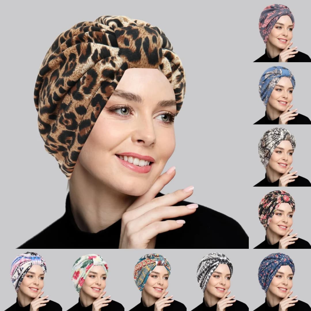 New Muslim Women Twist Knot Chemo Cap Cancer Hat Turban Hat Bonnet Head Scarf Wrap Indian Hat Beanies Skullies Arab Islamic Cap