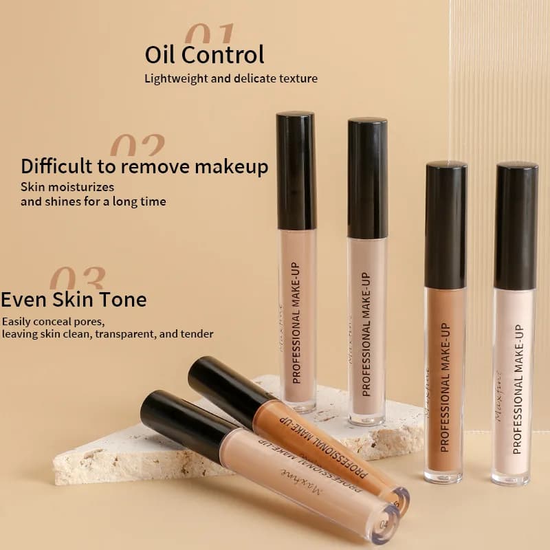 Liquid Concealer Matte High Coverage Waterproof Oil Control Moisturizing Long Lasting Concealer Professional Face Makeup - 5