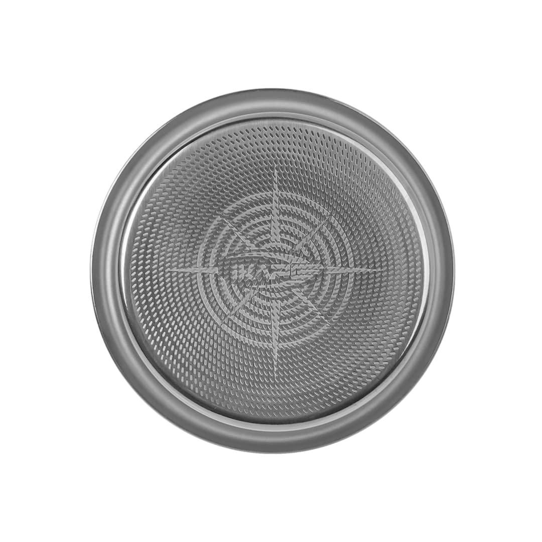 IKAPE Precision High Extraction Coffee Filter Basket -Matrix, Stainless Steel Espresso Filter Basket for Bottomless Portafilter - 6