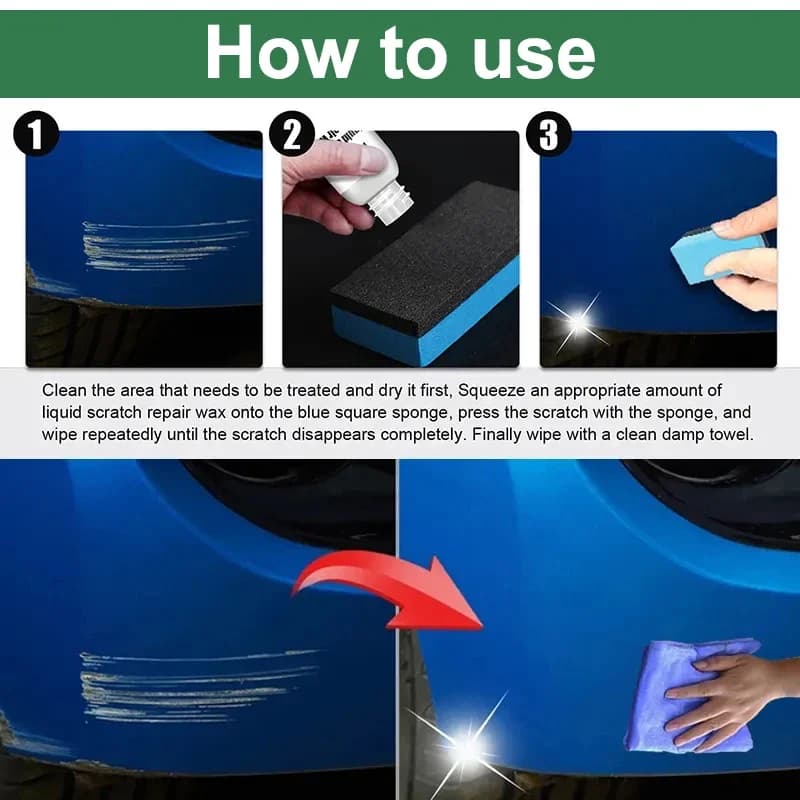 Car Scratch Remover Paint Care Tools Auto Swirl Remover Scratches Repair Polishing Auto Body Grinding Compound Anti Scratch Wax - 5