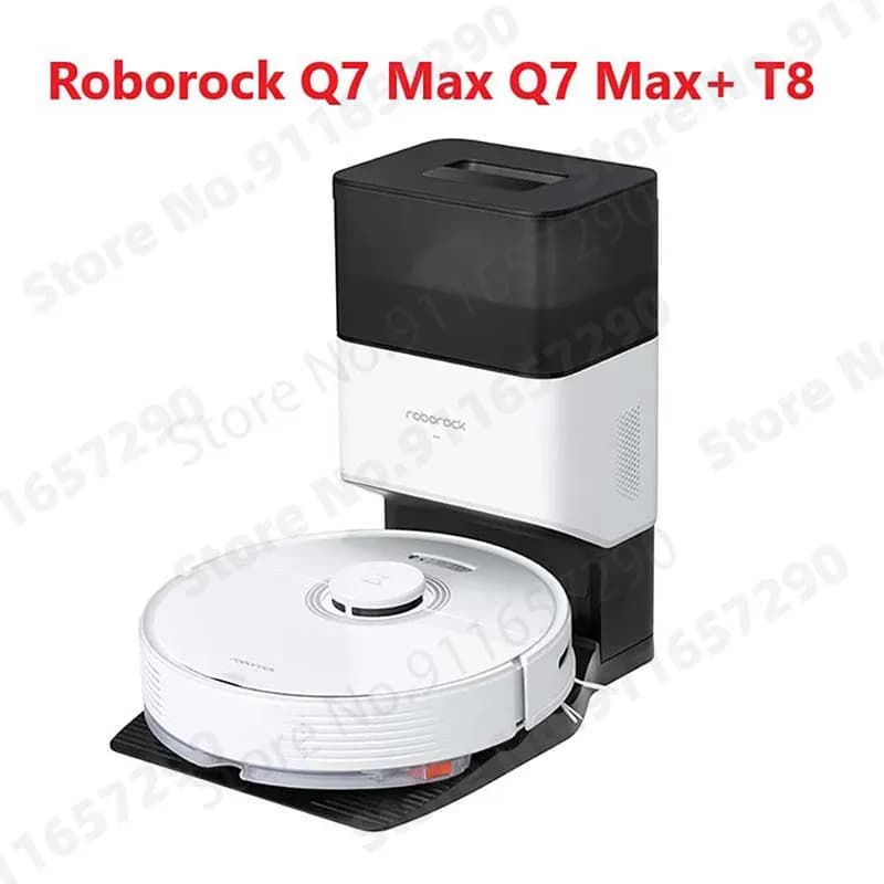 إكسسوارات بديلة لمكنسة Roborock Q7 Max+ T8، فلتر قابل للغسل، فلتر Hepa - 6