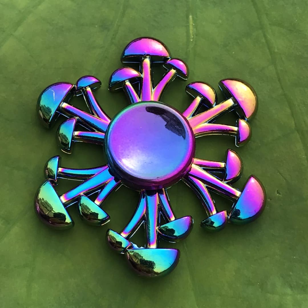 28 styles Fidget Decompression Toy Spinner Finger Spinner Metal Rainbow Color Alloy Metal Anti-Anxiety Toy For Kids Adults Gifts - 2