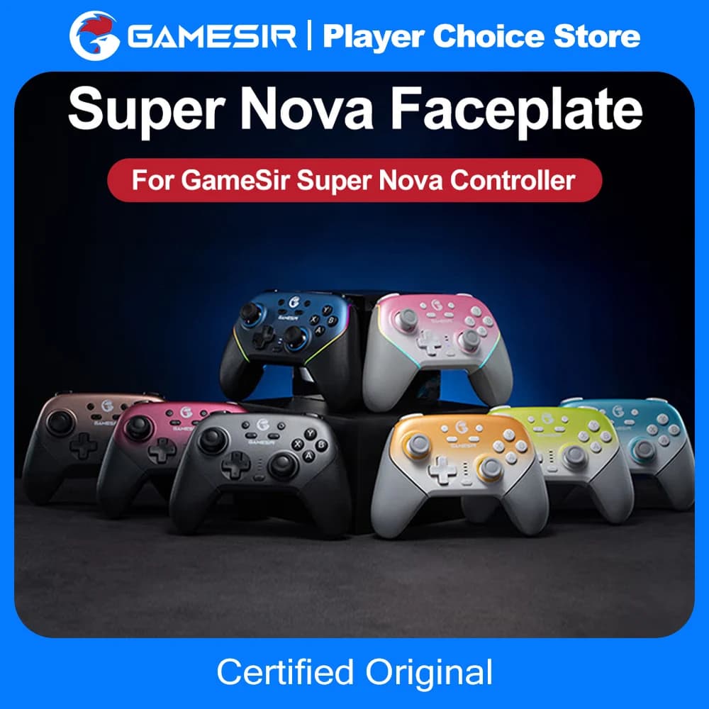 GameSir Super Nova Magnetic Faceplate Personalize Gamepads Multicolor Shell Cover Wireless Controle Front Case Top Cover