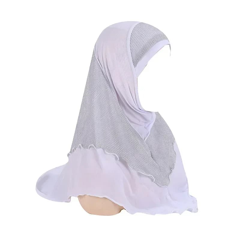 عيد النساء المسلمات عمامة سحب جاهزة حجاب فوري قطعة واحدة وشاح أميرة شالات حجاب عربي غطاء كامل - 5