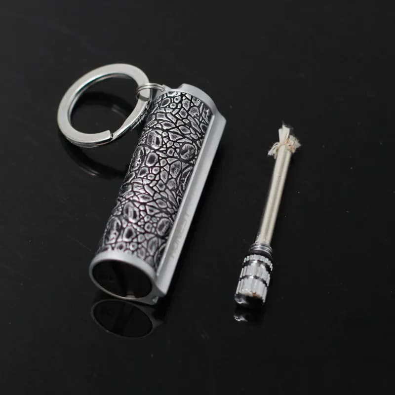HONEST Outdoor Match Multifunctional Camping Lighter Waterproof Portable Lighter Waterproof Metal Outdoor Survival Tool - 5
