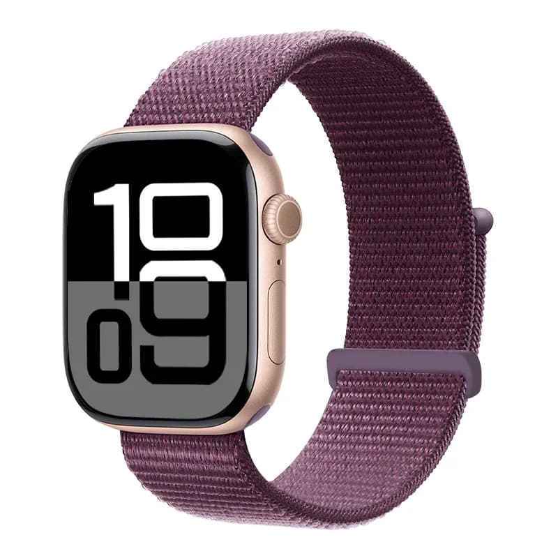 حلقة نايلون لسوار ساعة أبل S11 مقاس 42/46/40/44/45/41 ملم، حزام ساعة ذكية لساعة IWatch 49 ملم، متوافق مع الإصدارات 11/10/9/8/7/6/SE/5/4 - 4