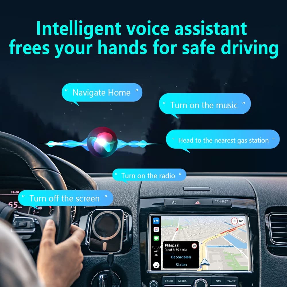 محول Carplay 2026 4 في 1 ترقية جديدة لاسلكي أندرويد أوتو رابط مرآة صندوق ذكي صغير AI USB توصيل وتشغيل اتصال تلقائي واي فاي - 3