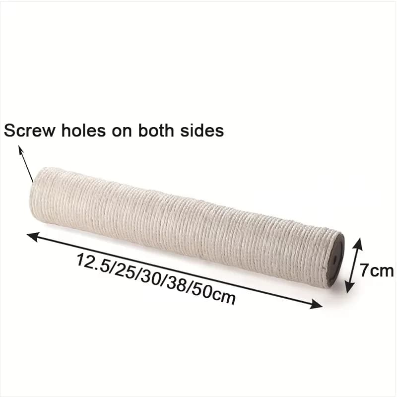 عمود خدش قطط لشجرة تسلق القطط DIY إطار تسلق قطط عمود استبدال لعبة قطط حبل سيزال متشابك خدش أثاث - 4