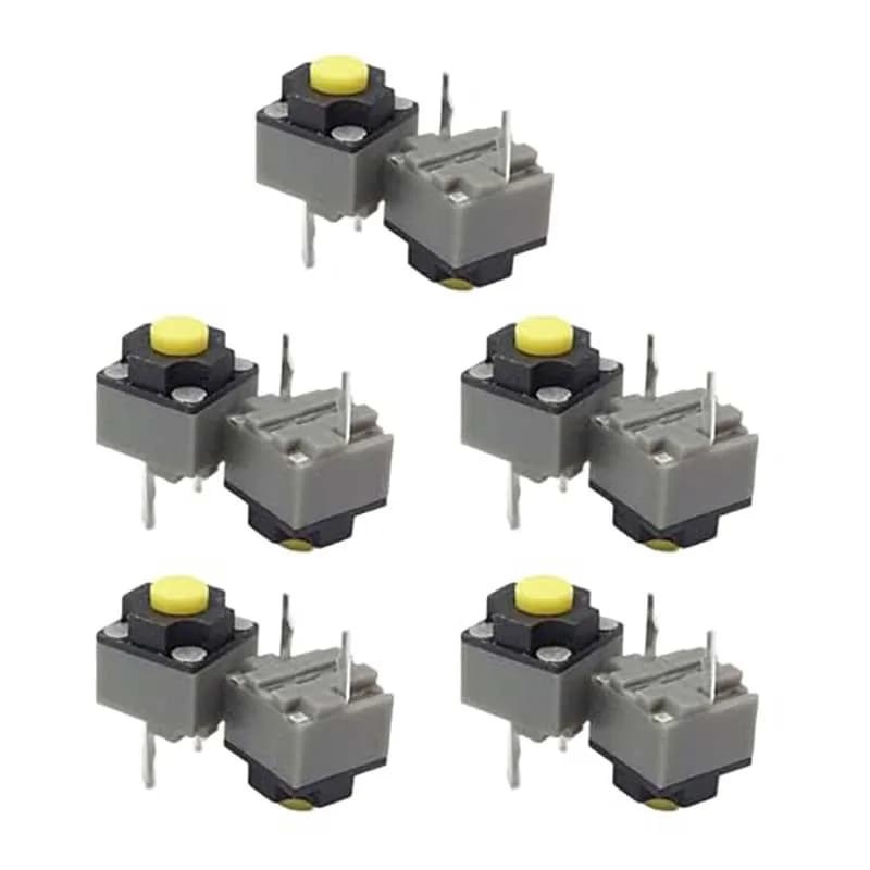 5PCS/10PCS KAILH 6 * 6 * 7.3mm Square Silent Mouse Micro Switch Thundersnake Logitech M330M220M590 Button Accessory - 2