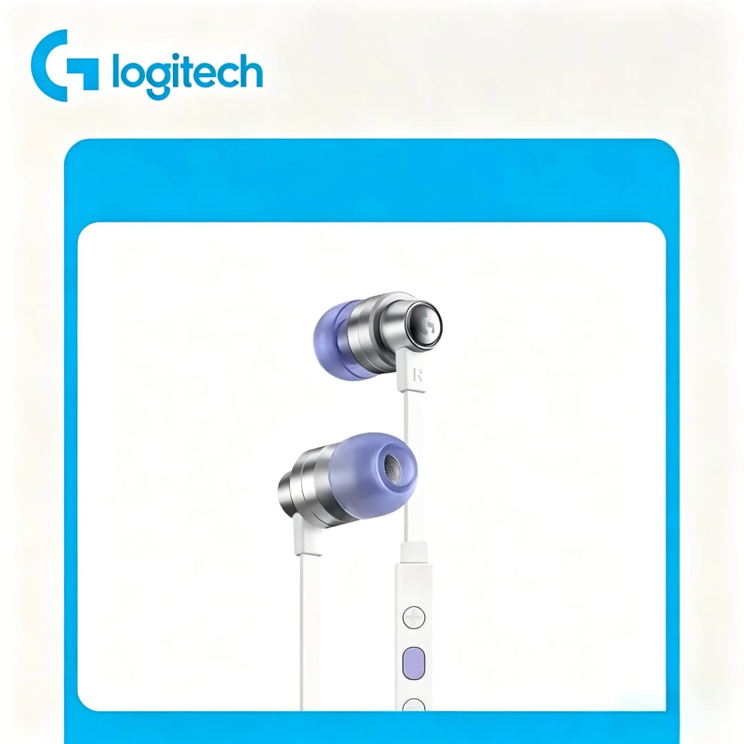 سماعات أذن سلكية Logitech G333 مع ميكروفون وعزل الضوضاء لأجهزة الكمبيوتر والهواتف المحمولة مع محول Type-C - 3