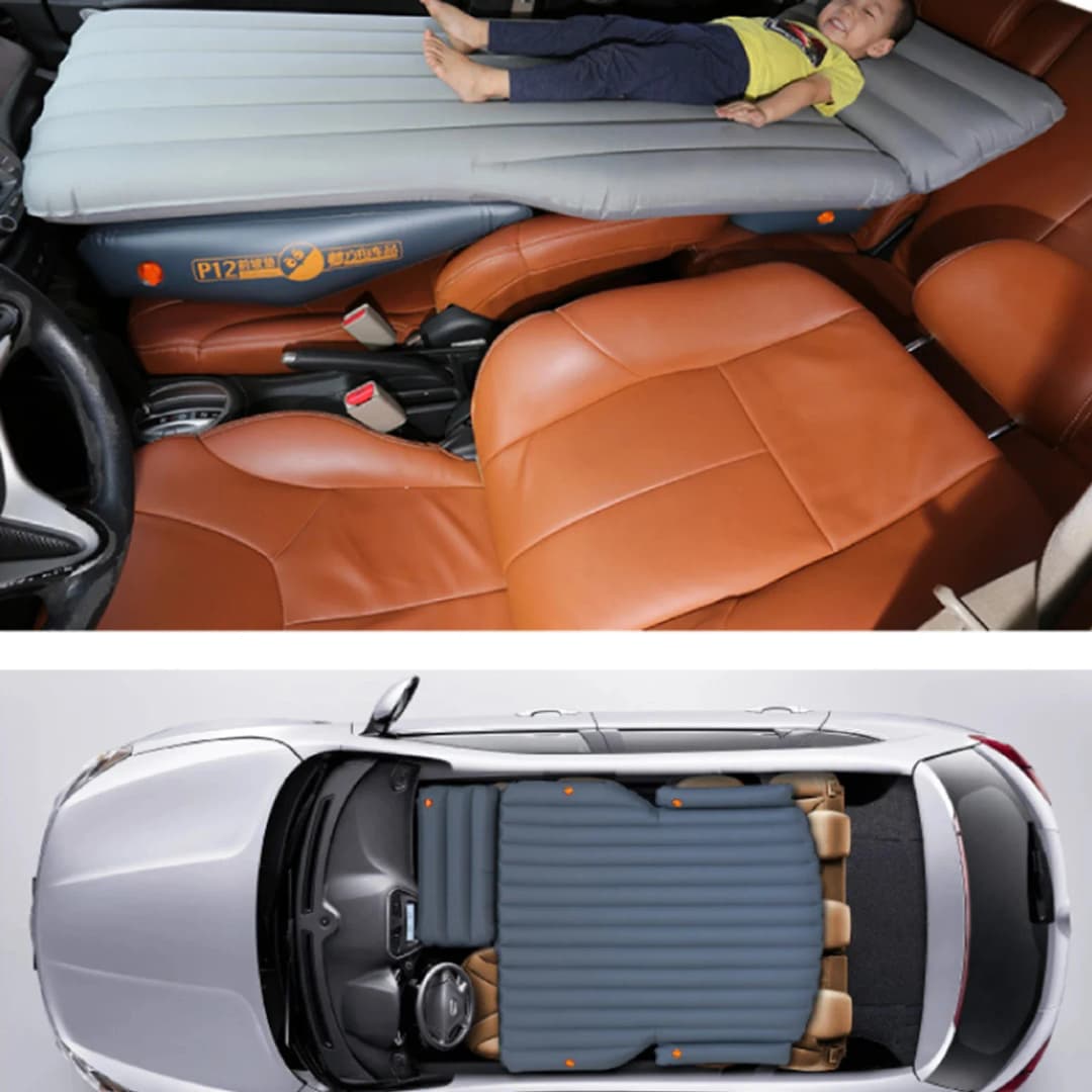 Car Travel Inflatable Mattress Front Slope Pad Inflated Stool Cushions Air Bed Seat Gap Self-driving Supplies Accessories - 2