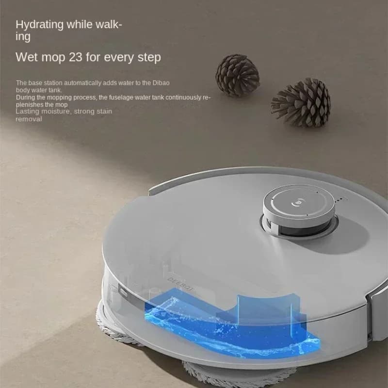 Ecovacs DEEBOT T20 PRO PLUS Robot Vacuum 6000Pa 55℃ Hot Water Mop 5200mAh X1 OMNI Upgrade Robots De Limpieza Comerciales - 5