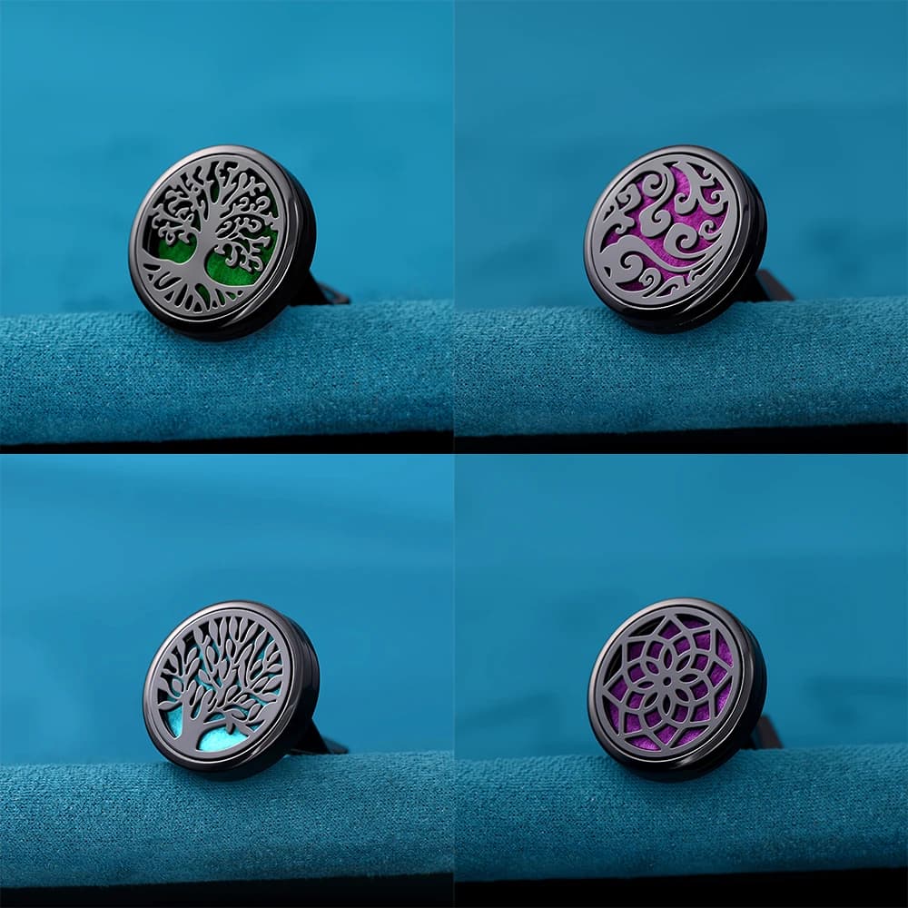 سيارة الهواء الناشر المنجد الأسود المعطر سيارة الضروري النفط الناشر رائحة العطور الروائح شجرة قلادة قلادة