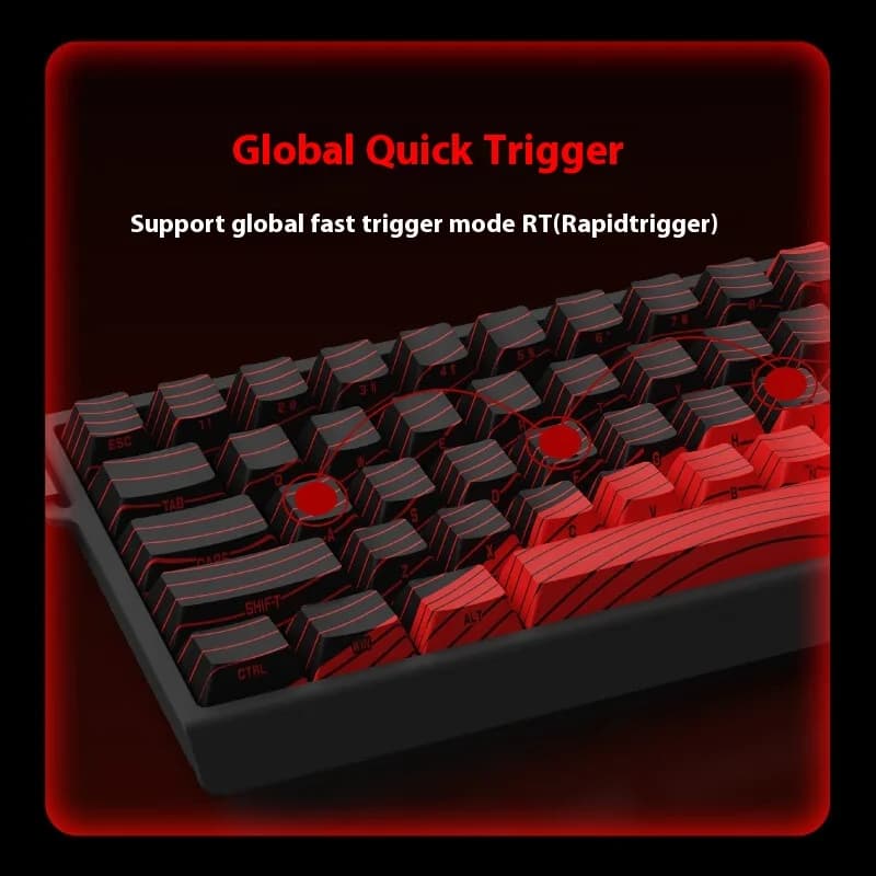 Madcatz Mad60 Mad68 HE 8k Mechanical Keyboard Magnetic Switch Wired 60% 68% Gaming Keyboards Rapid Trigger Rgb Customs Keyboards - 3