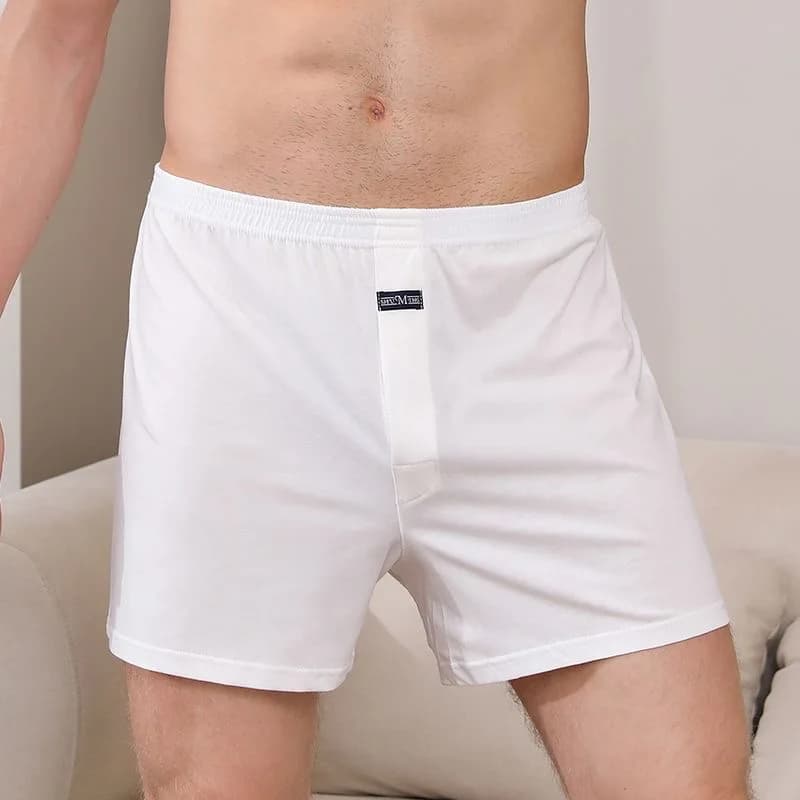 Men's Arlo loose fitting men's underwear, pure cotton home pants, sleepwear, high waist underwear, comfortable and breathable, - 6