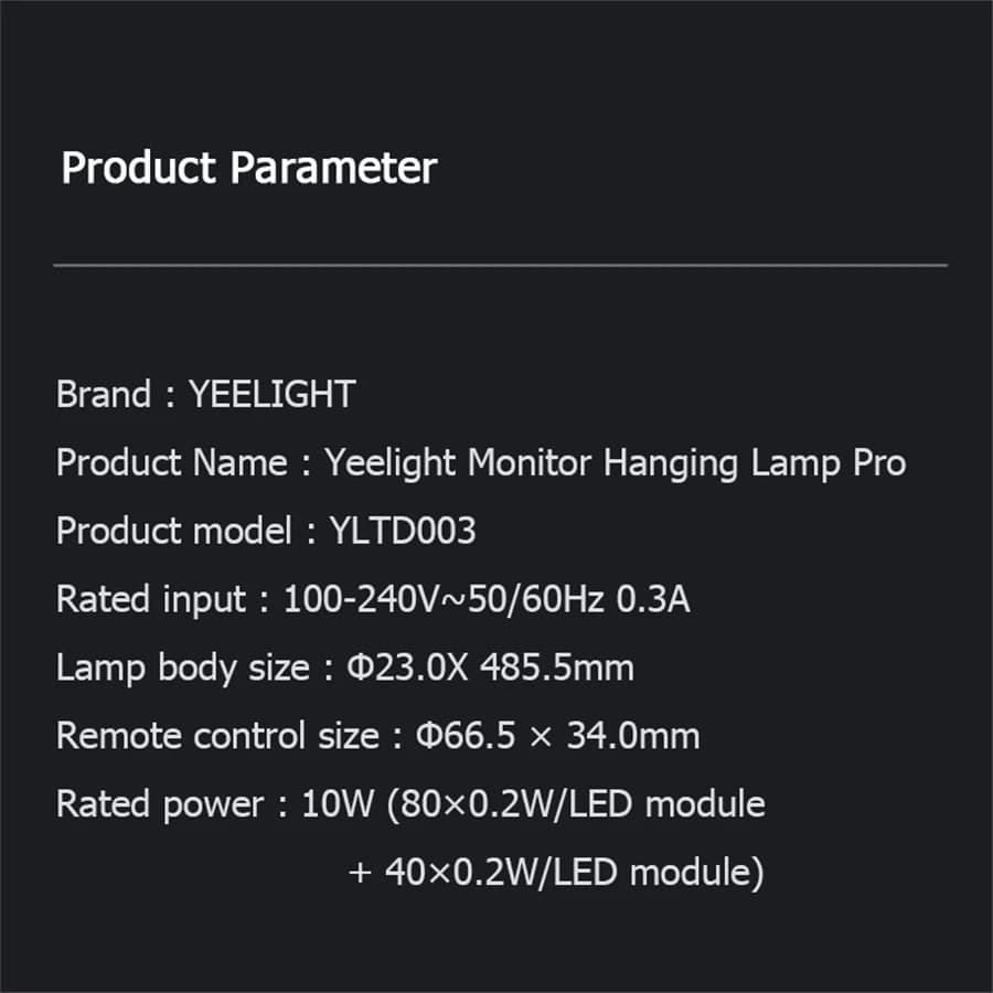 YEELIGHT Screen Bar Pro Smart PC USB Monitor Hanging Light Eye Protection RGB Lighting For Mi Home Google Alexa app control - 6