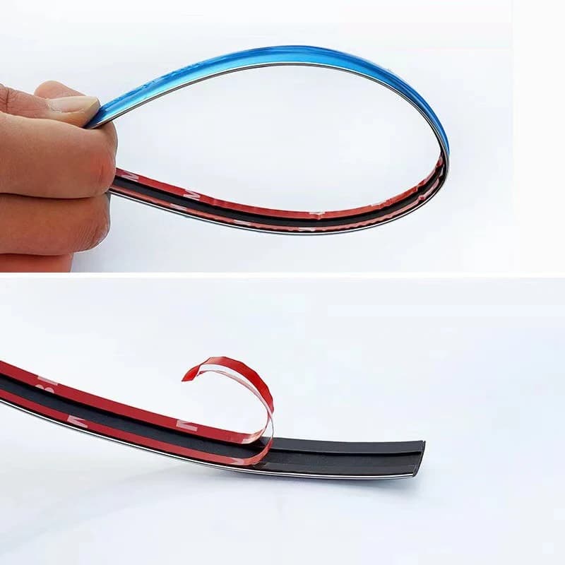 ملصقات كروم لحماية أبواب السيارة من الصدمات، 3M/5M، واقي حواف، مضاد للتصادم - 3