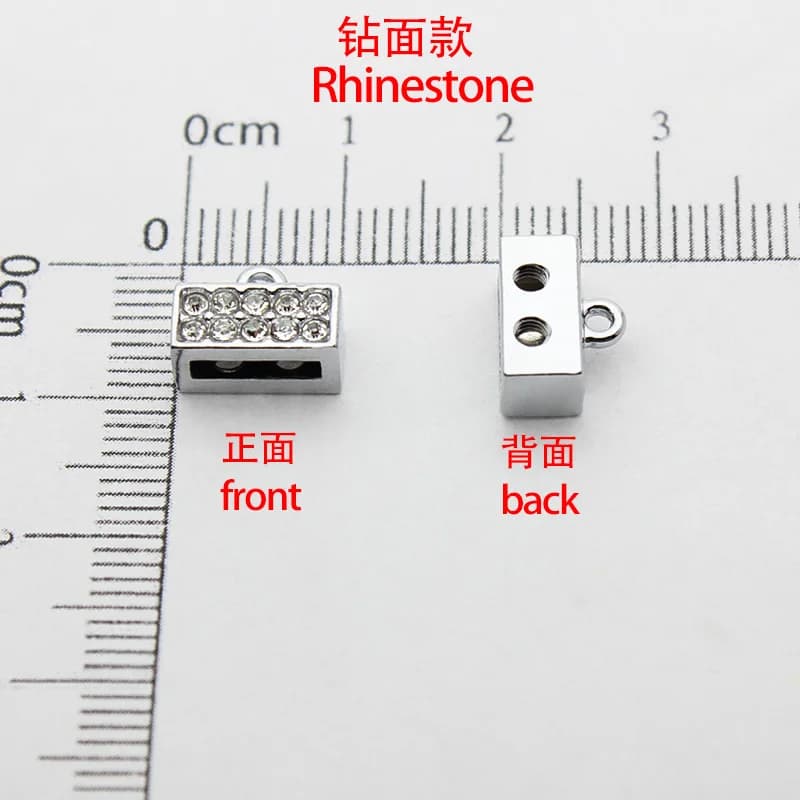 100 قطعة موصلات كريستال 8 مم و10 مم لصنع الأساور والإكسسوارات وسلاسل المفاتيح - 6