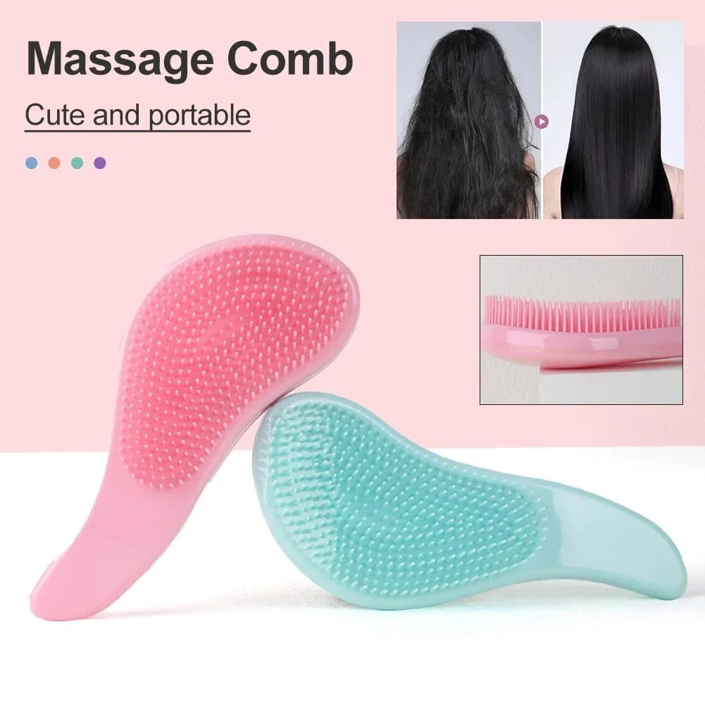 Magic Detangling Comb Anti-static Massage Hair Brush Tangle Detangle Air Cushion Hair Brush Comb Salon Barber Hair Styling Tools - 5