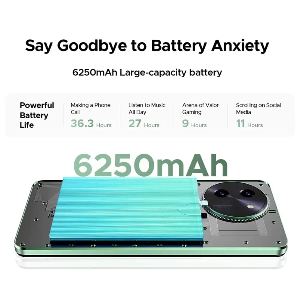 DOOGEE Note 59 Pro Smartphone 5G 6.75" HD+ Telephon Portable 32GB(8+24) RAM+256GB ROM 6250mAh 16MP Android 15 NFC Mobile Phone - 4