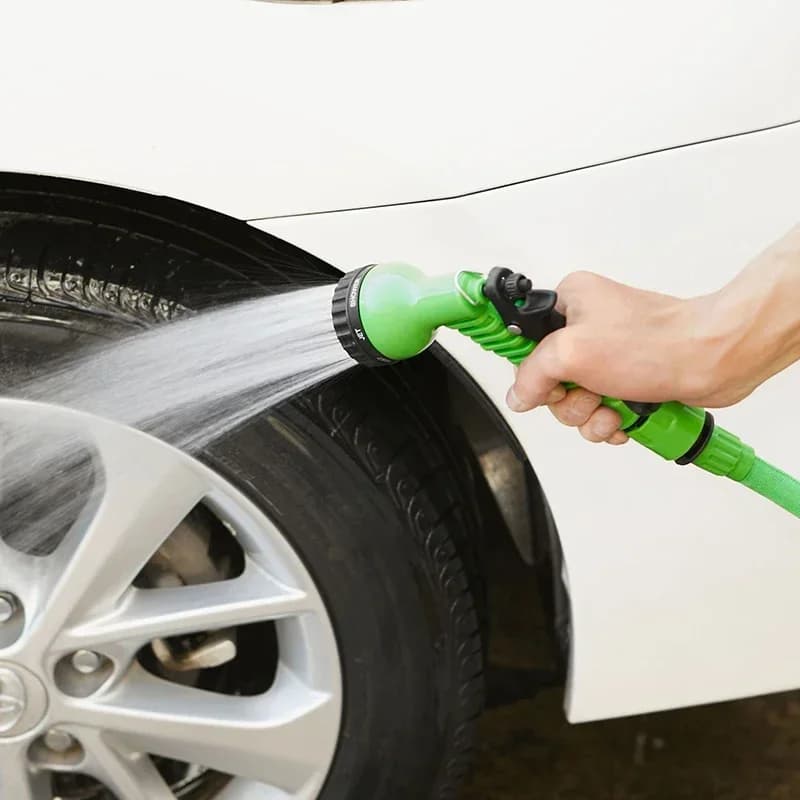 خرطوم سحري قابل للسحب موديل 2026، جهاز غسيل سيارات عالي الضغط، مسدس ماء، خرطوم ري حديقة منزلي، أنابيب ماء الحديقة - 2