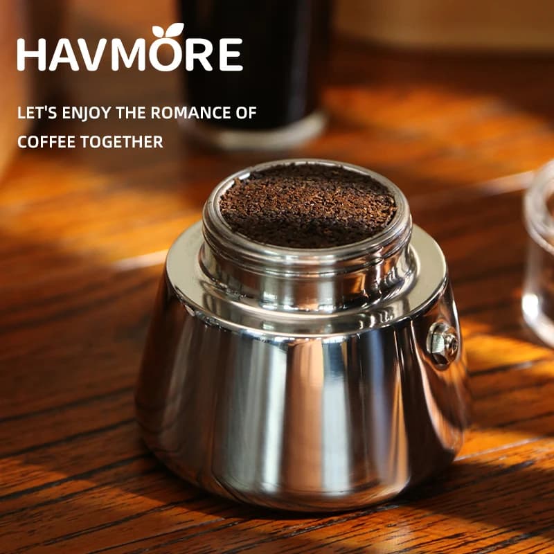 1/4 Cups Mini Espresso Machine One Pipe Fountain Mini Stainless Steel Tube Moka Pot Espresso Coffee Maker - 4