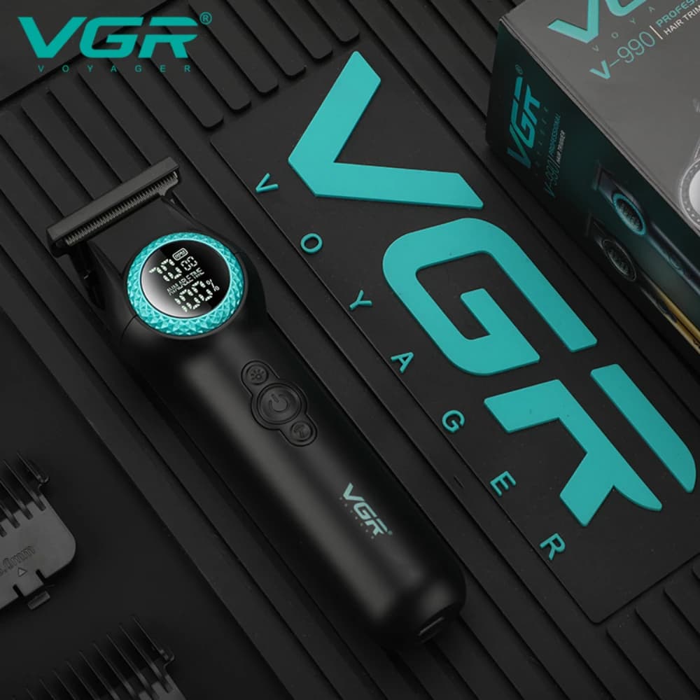 VGR Hair Trimmer Cordless Hair Cutting Machine Barber Electric 8000 RPM Hair Clipper Professional Haircut Trimmer for Men V-990 - 5