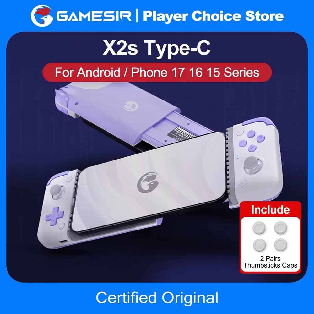 ذراع تحكم جوال GameSir X2s لألعاب أندرويد للهواتف المحمولة لألعاب السحابة Xbox Game Pass وSTADIA وxCloud مع عصا تحكم بتأثير هول