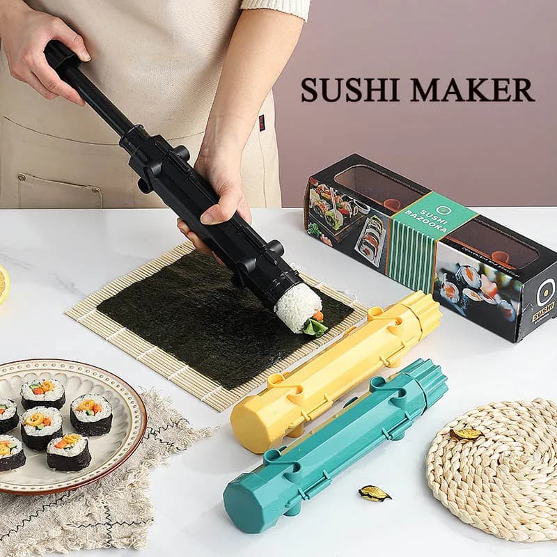Sushi Tools Quick Make Japanese Roller Rice Vegetable Meat Roll Sushi DIY Sushi Making Machine Kitchen Supplies - 2