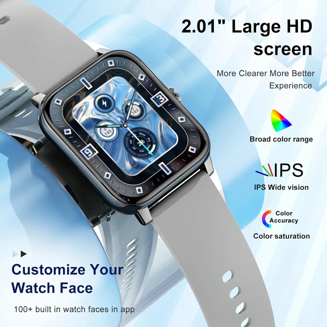 LAXASFIT 2025 New Smart Watch H9 Bluetooth Calls Men Women Smartwatches Fitness Bracelet Custom Watch Face - 2