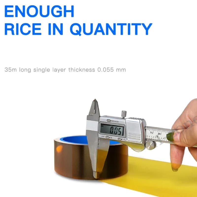 ميكانيك شريط مقاوم لدرجات الحرارة العالية ملصق بولي إميد لحماية لف البطارية ولوحة الدائرة PCB للهاتف أداة عزل الإصلاح - 4