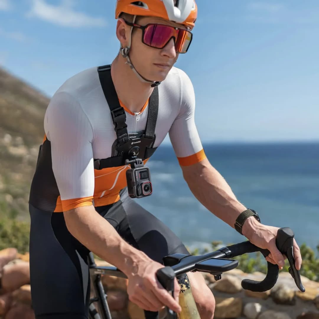 إطار حماية رأسي أفقي Insta360 Ace Pro 2 / Ace Pro مع إطلاق سريع، قفص تركيب الكاميرا الرسمي - 4