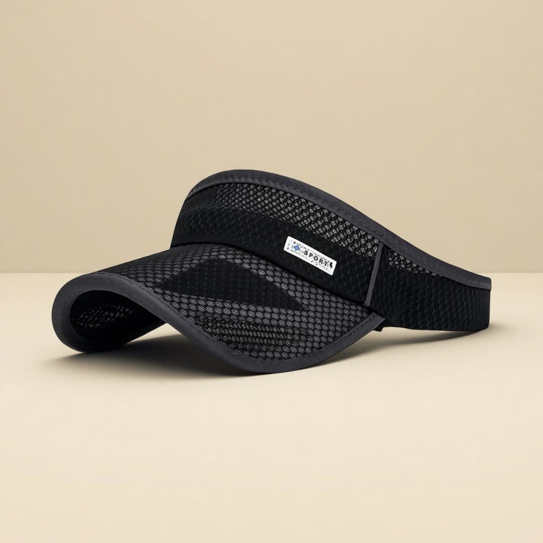 Breathable Mesh Sun Visor for Men Women - Quick Dry Sports Empty Top Hat for Running Golf Tennis - 4