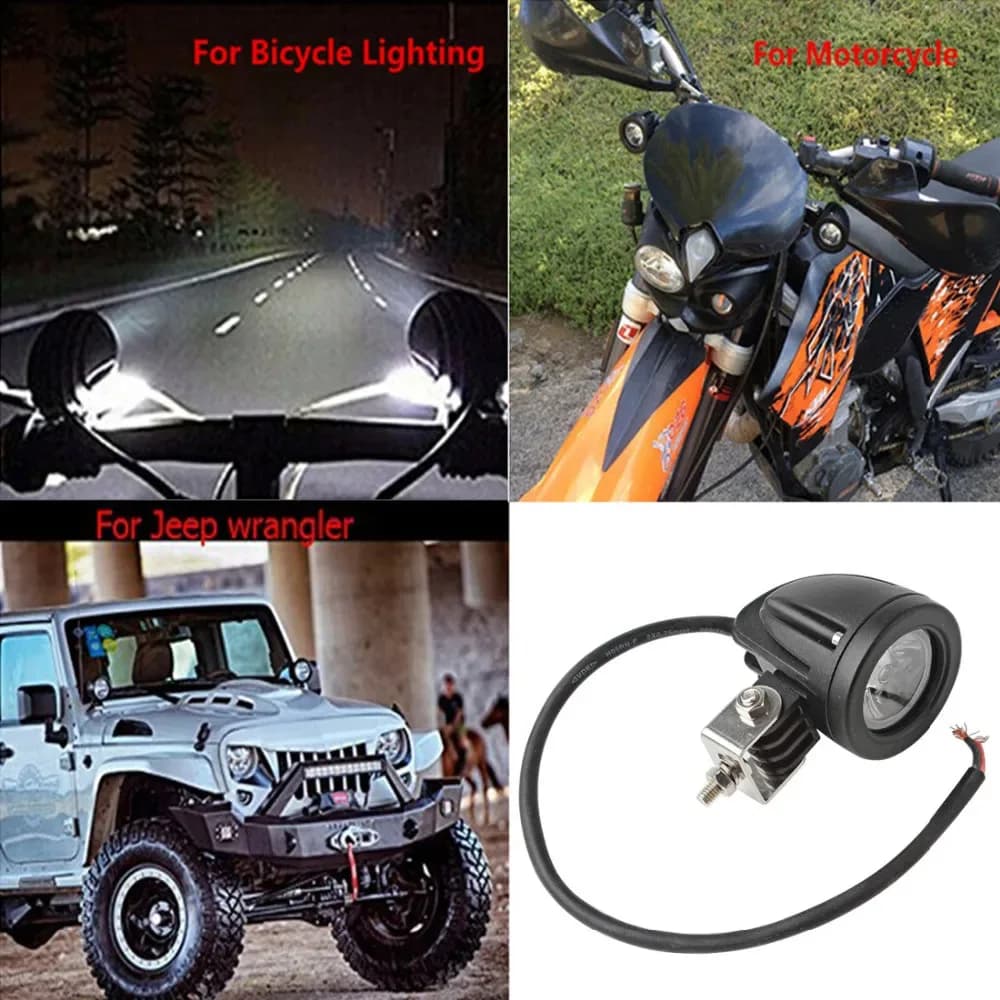 2Inch Car Led Work Light For Offroad Led Working Light Spot/Flood 12v 24v Motorcycle 4x4 ATV Motor Fog Light Driving Lamp 10w - 4