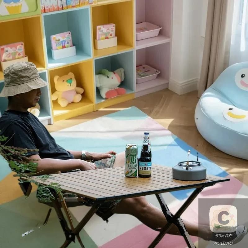 دعامات فوانيس الطاولة، حامل تخييم من سبائك الألمنيوم قابل للفصل، معدات إضاءة ضرورية للمشي لمسافات طويلة - 5