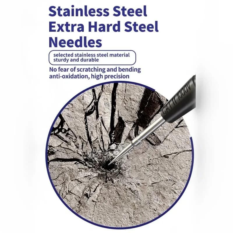 MECHANIC P40 Stainless Steel Probe Test Lead Wire 0.2mm High Precision Needle 1000V 20A for Multimeter Universal Tester Pen Tool - 5