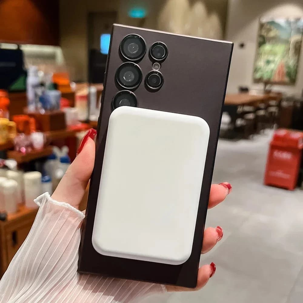 غطاء مغناطيسي فاخر غير لامع لهواتف Samsung S25 وS24 وS23 وS22 Ultra وS21 وS20 Plus، غطاء Magsafe لهاتف Samsung Note 20 Ultra - 2