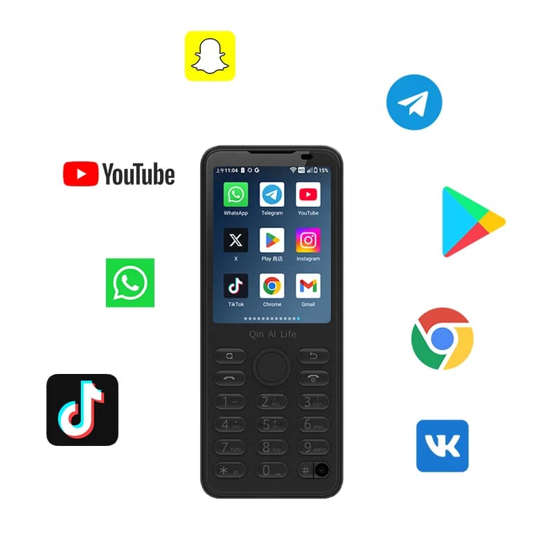 Google Available Global Version Duoqin F21 Pro Android 11 Mini Smart TouchScreen 4G Mobile Phone - 2