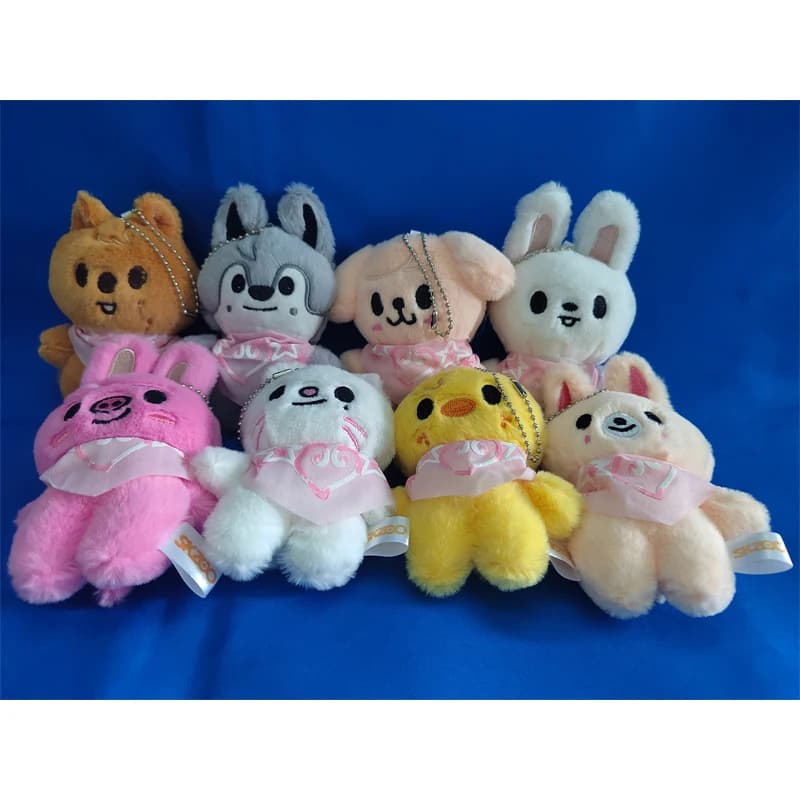 Skzoo Kpop Cartoon Stuffed Animal Plush Doll Toys Kawaii JYP Adult KZ Fans Keychain Pendant Kid Gift Soft Stay Plush